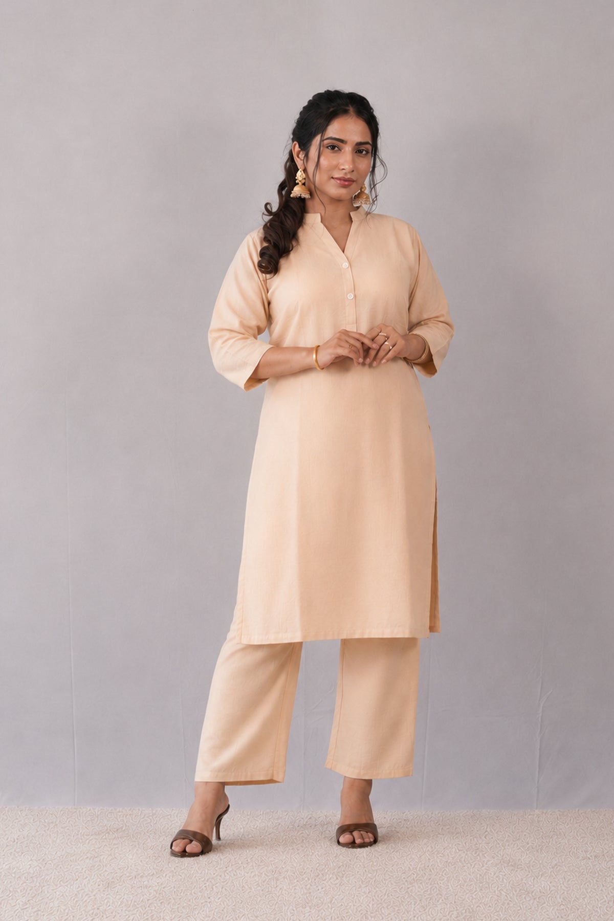 Soft Beige Kurta