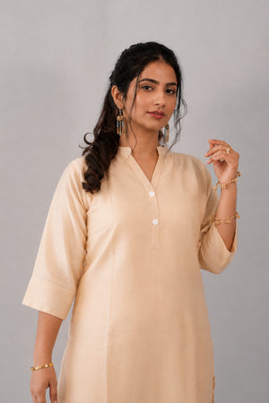 Soft Beige Kurta